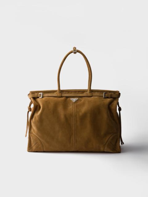 Prada Prada Bonnie suede tote bag