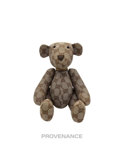 GUCCI Gucci Teddy Bear - GG Canvas Tan
