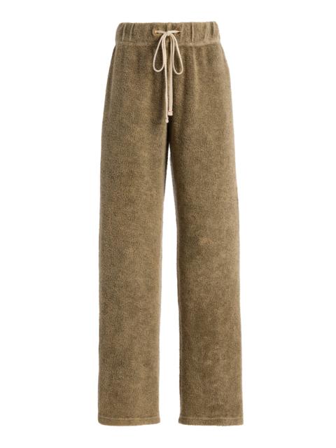 LES TIEN Exclusive Eazy Cotton Fleece Pants green