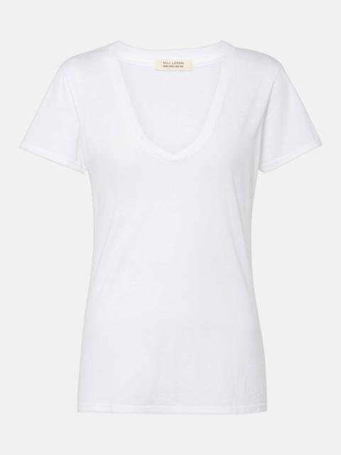 NILI LOTAN Carol cotton jersey T-shirt