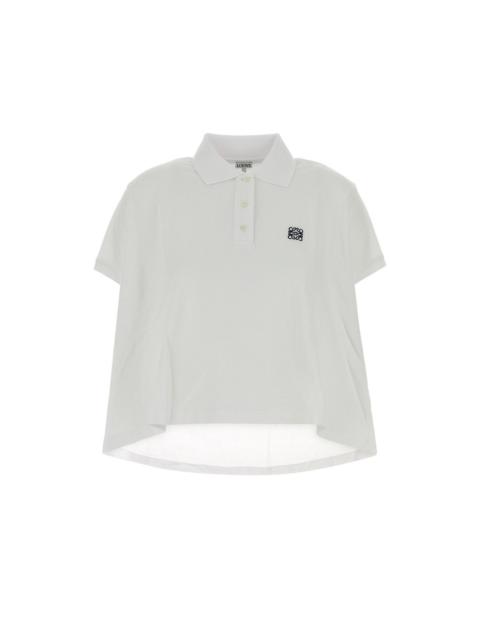 Loewe LOEWE White Piquet Polo Shirt New & Authentic (Women's size: