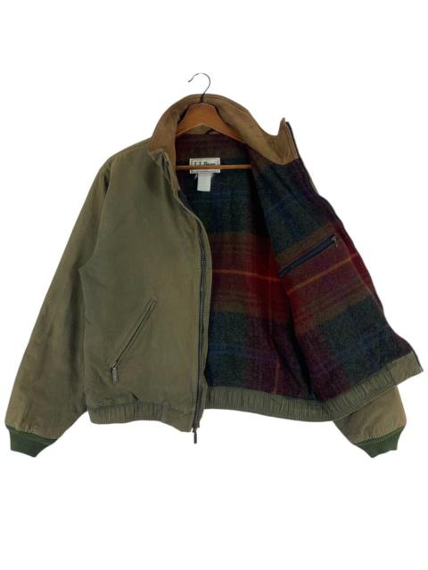 Other Designers VINTAGE LL BEAN BOMBER WITH INNER BLANKET