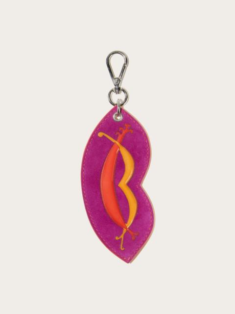 PUCCI LEATHER AIRTAG HOLDER WITH 3D DESIGN