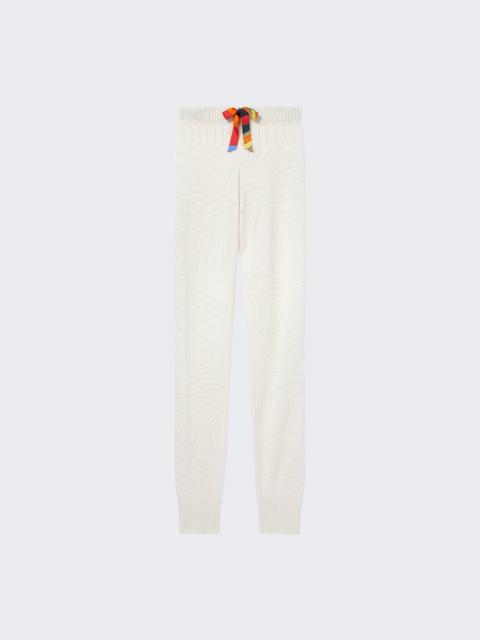 PUCCI Pointelle Sweatpants White