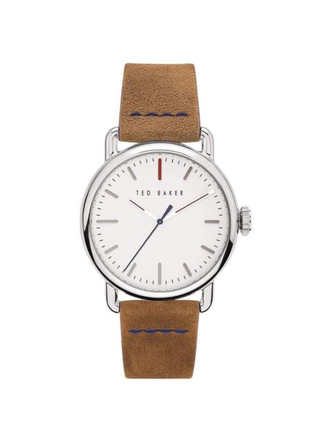 Other Designers Ted Baker Tomcol Quartz White Dial Men's Watch BKPTMF905