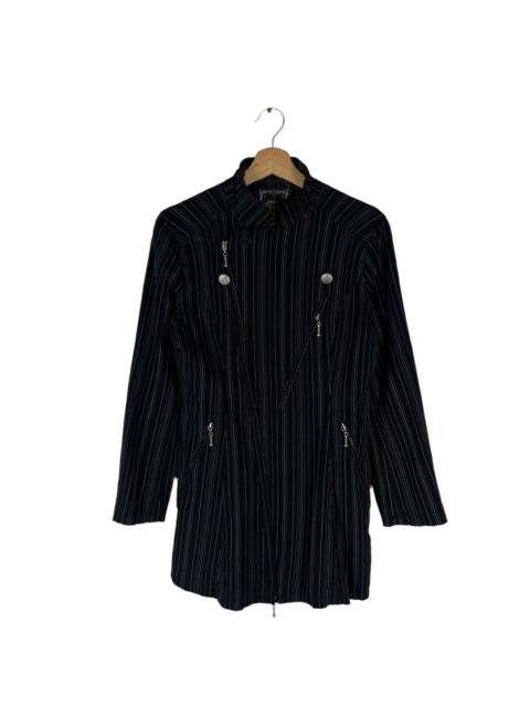 Other Designers Japanese Brand - BONDAGE PARACHUTE PUNK DESIGN JACKET ALGO QUINS STRIPED