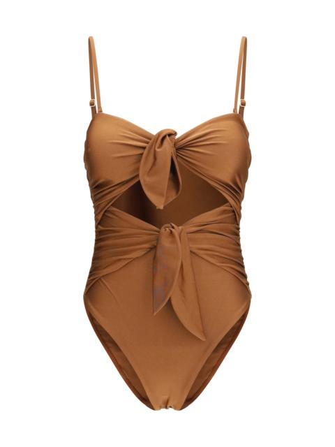 Zimmermann Zimmermann Aster Swimsuit Walnut Women