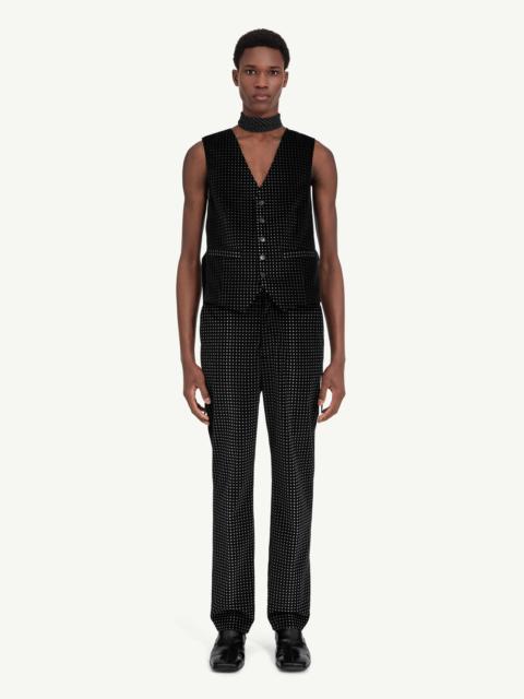 MM6 Maison Margiela Star velvet waistcoat