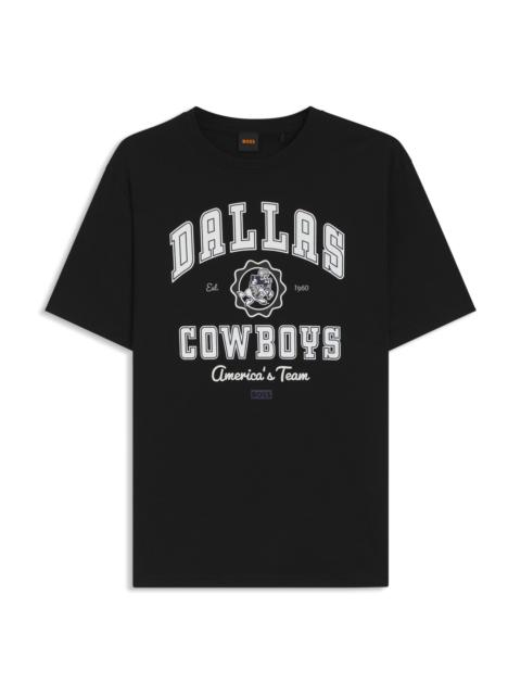 BOSS BOSS X DALLAS COWBOYS T-SHIRT WITH ALTERNATIVE LOGO