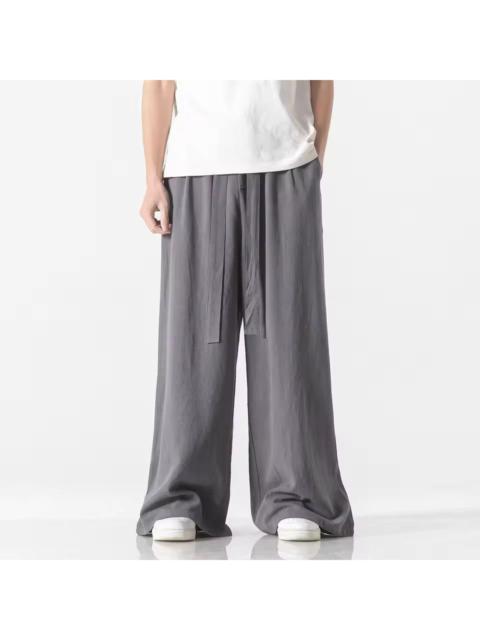 Other Designers Japanese Brand - Comfortable Cotton-Linen Loose Fit Pants – Casual & Versatil