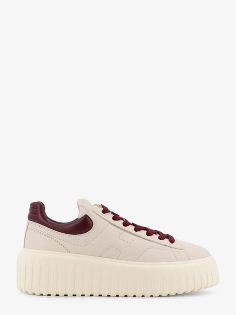 Hogan H-Stripes Leather Low-Top Sneakers