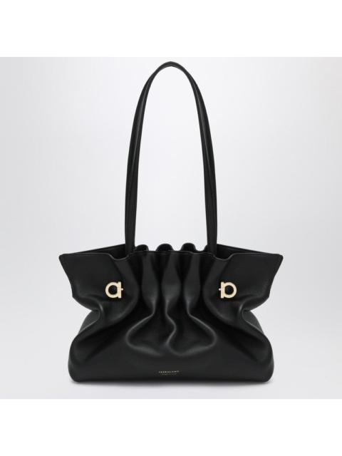 Ferragamo Soft-Bag Small black leather