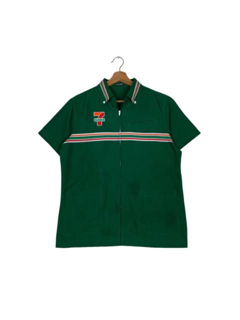Other Designers Japanese Brand - Vintage 7 Eleven Japanese Worker Uniform Shirt