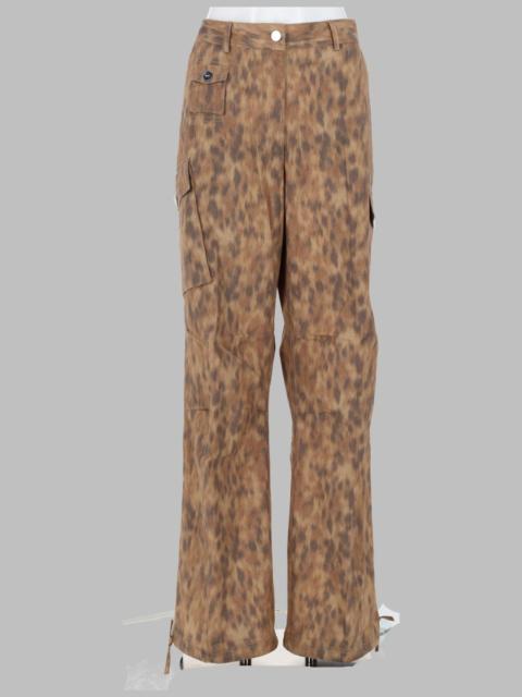 GANNI Ganni Women Pantalone Cargo In Cotone Stampato