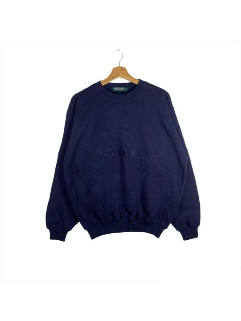 Other Designers Vintage - Vintage Isleworth Spellout Embroidery Big Logo Sweatshirt