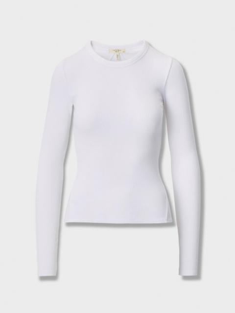 rag & bone The Essential Ribbed Long-Sleeve Tee