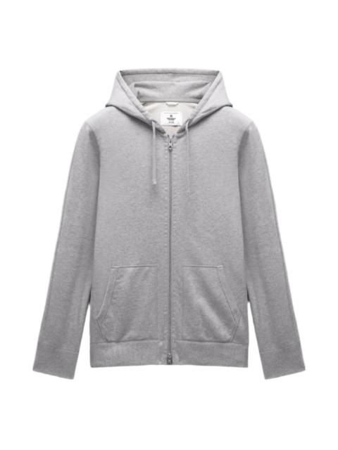 Reigning Champ Midweight Terry Slim Zip Hoodie Heather Grey