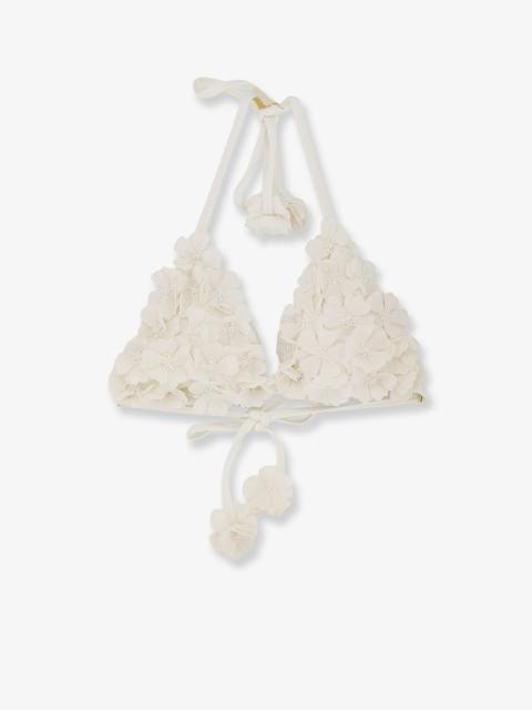 PatBO Patbo Lycra Bikini Top White