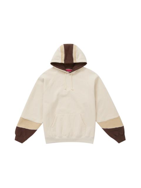 Supreme Supreme Paneled Hooded Sweatshirt (SS25) Natural