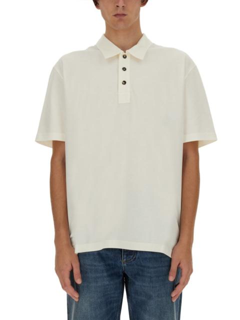 Bottega Veneta Bottega Veneta Men Cotton Pique Polo Shirt