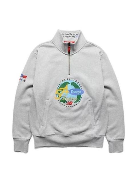 New Balance New Balance x Bodega Quarter Zip Sweatshirt 'Athletic Grey' MT13540AG