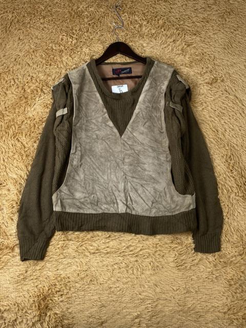 Other Designers Other - Vintage Chateau By Daniel Knitwear and Leather J1944
