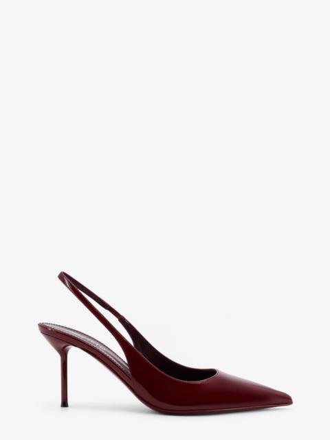 Paris Texas Lidia Slingback Patent Leather Pumps
