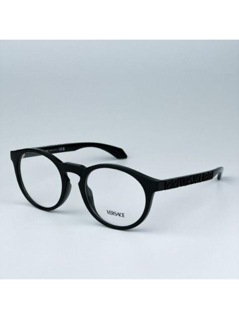 VERSACE NEW Versace VE3355U GB1 Black Oval Unisex Eyeglasses VE 3355U