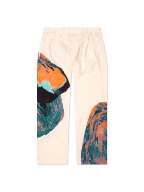 ISSEY MIYAKE AGATE PANTS - GREEN