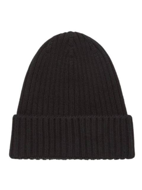ZEGNA Ermenegildo Zegna Black Wool Beanie