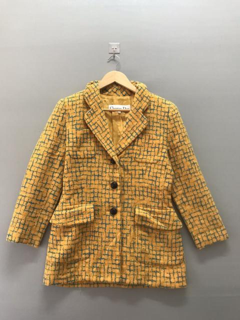 Dior Vintage Christian Dior Tweed Stitched Blazer