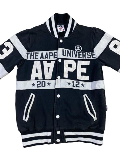 Other Designers Aape × Bape - Vintage AAPE By A Bathing Ape Varsity Jacket