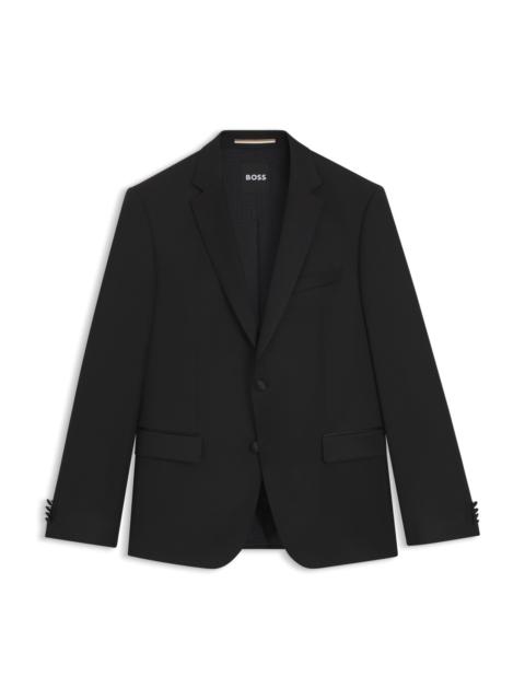BOSS TUXEDO JACKET IN VIRGIN-WOOL SERGE