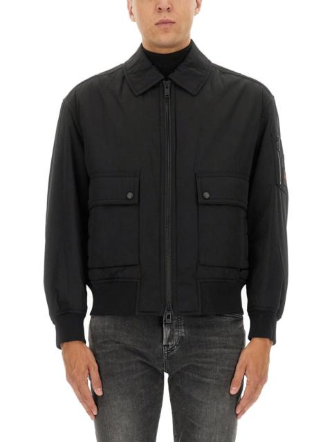 BOSS Boss Men Bomber Jacket With Removable Lining