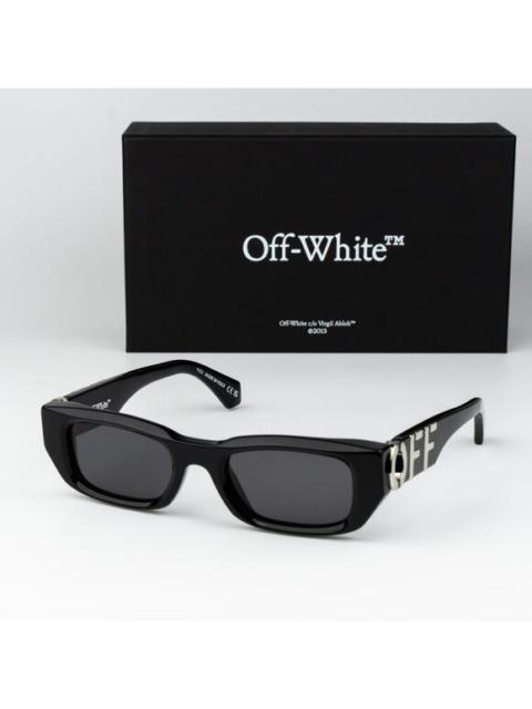 Off-White Off-White FILLMORE Women Sunglasses Black Grey Square OERI124 FILLMORE 1007