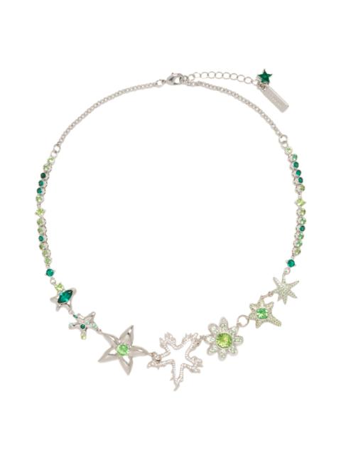Collina Strada APPLE GREEN STAR FLAME CONSTELLATION NECKLACE