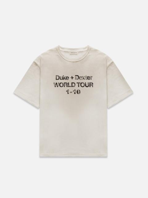 DUKE + DEXTER DWT 10 Vintage White + Black T-Shirt