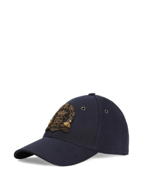 Dolce & Gabbana logo-appliqué cap
