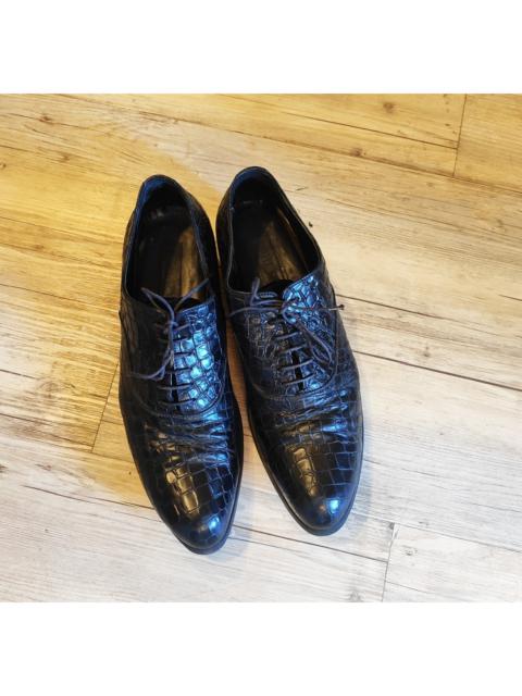 Other Designers Gianni Barbato - Burnt coco leather derbies.Like Saint Laurent or Guidi