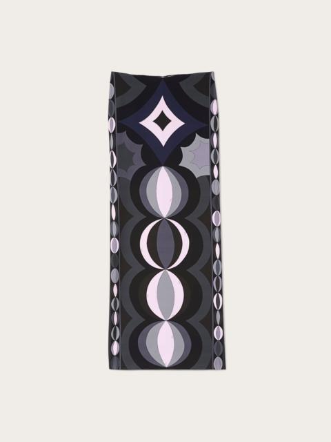 PUCCI COLLANE PRINT PENCIL SKIRT