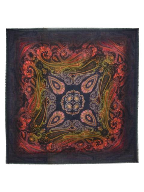 Maison Kitsuné BOLD FOX HEAD DOUBLE FACE SCARF - 20965038 | REVERSIBLE
