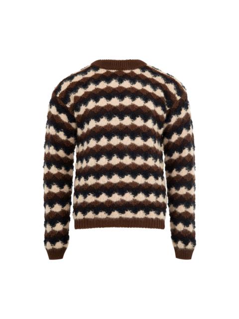 Moncler Grenoble GEOMETRIC JACQUARD SWEATER