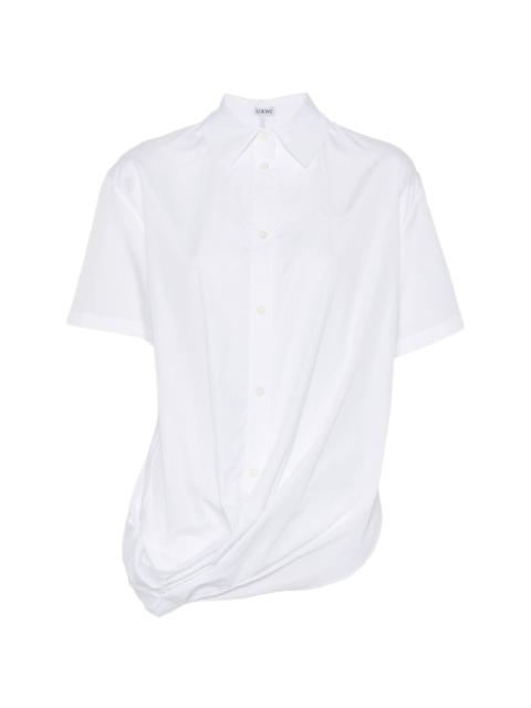 Loewe Loewe Women Cotton Draped Shirt