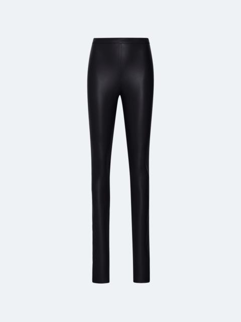 LAPOINTE Stretch Faux Leather Split Hem Legging