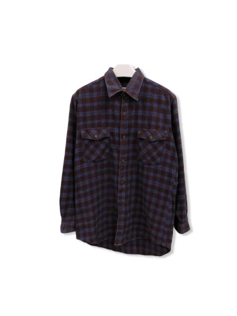 Other Designers Vintage - Vintage Sky Master Plaid Tartan Flannel Shirt 👕