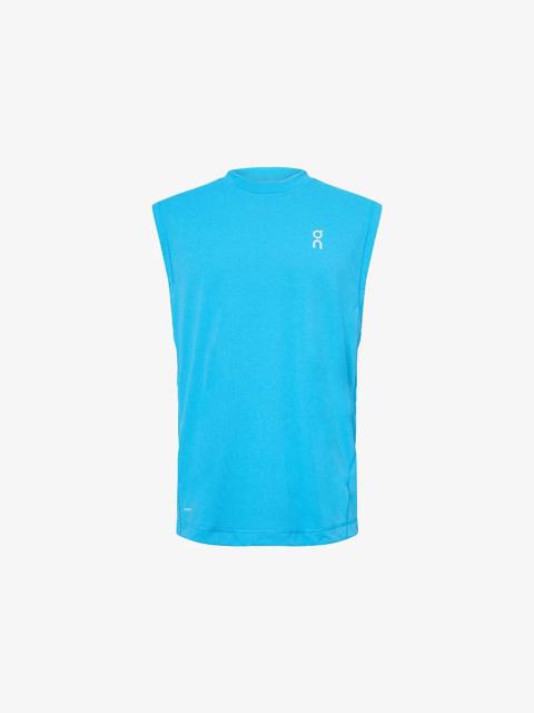 Train Logo-Print Jersey Tank Top