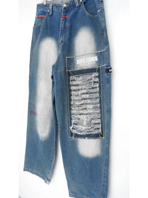 Other Designers Distressed Denim - 🔥 90s Vintage DOGTOWN Distressed Baggy Worn Jeans