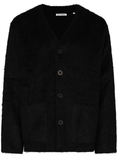 Our Legacy Our Legacy Faux-fur Button-up Cardigan
