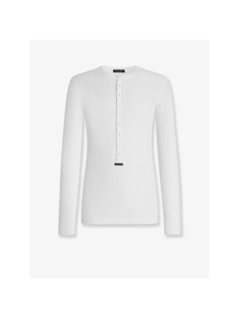 Dolce & Gabbana DOLCE & GABBANA White Cotton T-shirt New & Authentic (Men's
