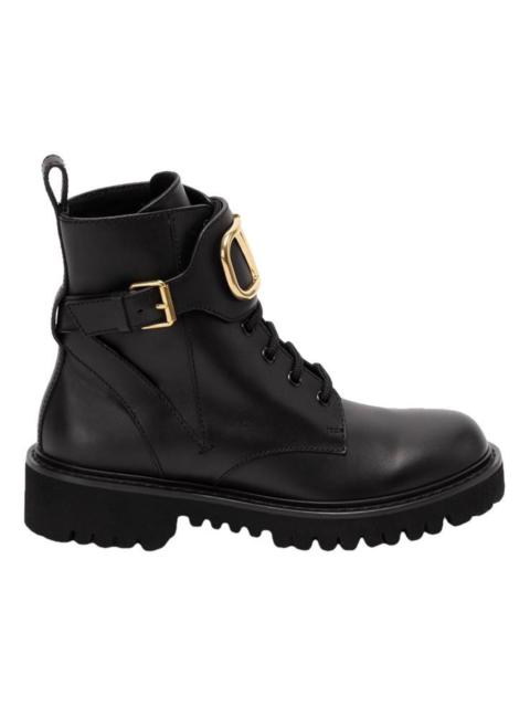 Valentino VLogo leather boots